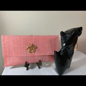 Peaches and Cream Clutch and Earring Set